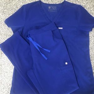 Figs Royal blue Catarina L and Yolo M/Tall